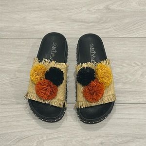 SIXTYSEVEN WOMENS PLATFORM SLIDES SIZE 37